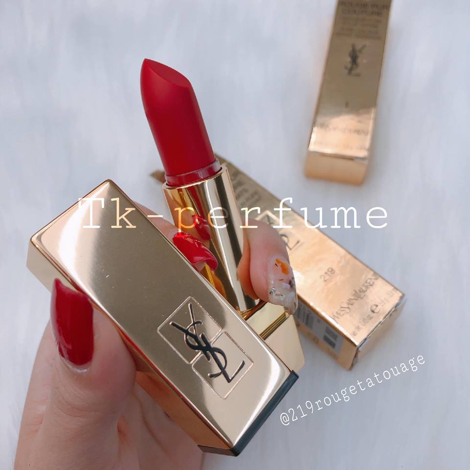 Ysl Rouge Pur Couture The Mats #219rougetatouage 